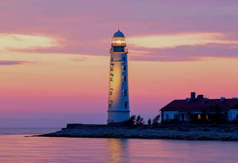 Lighthouse on Cape Khersones